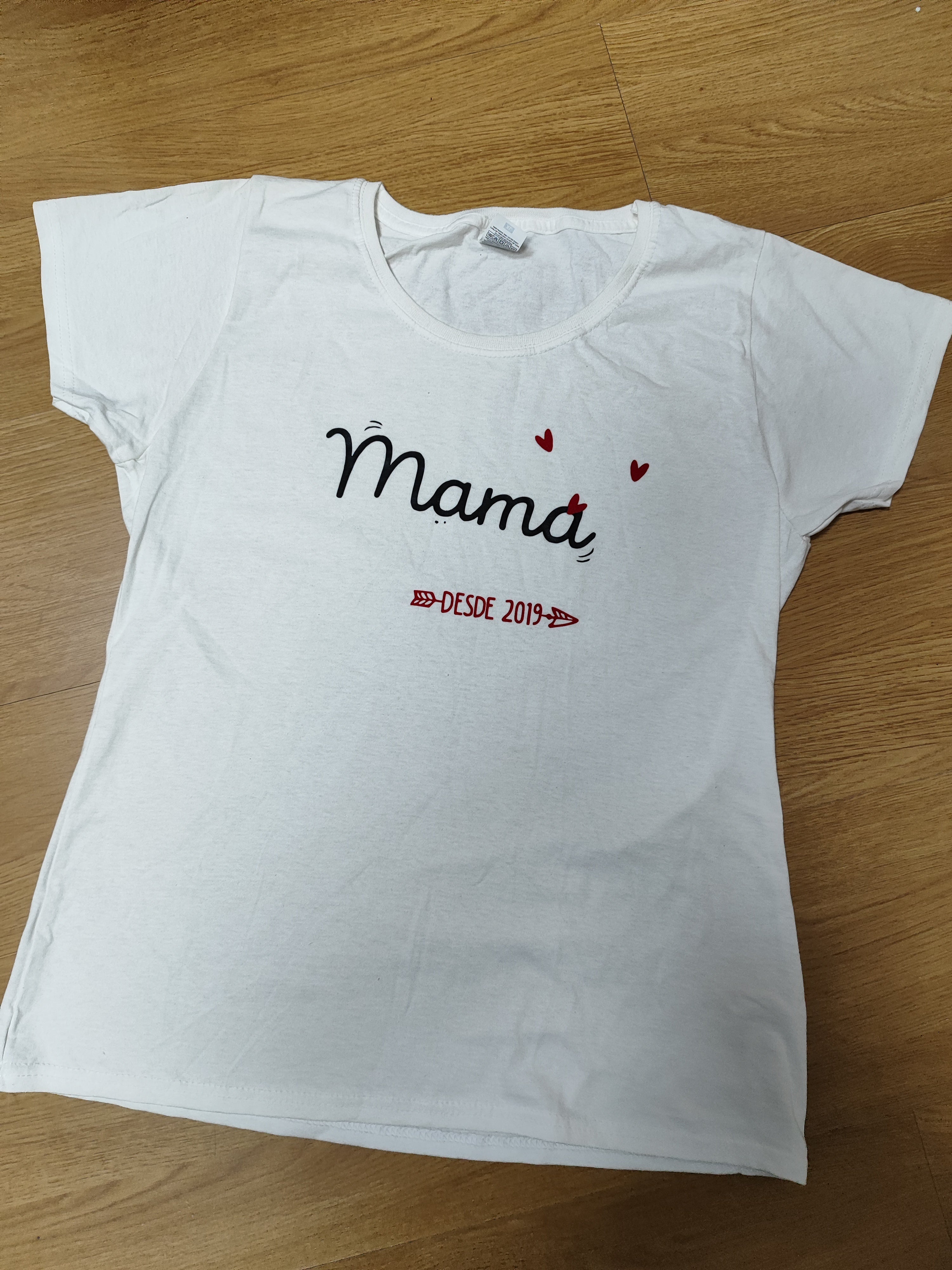 Camiseta Mamá desde 2019 en perfecto Estado talla XL