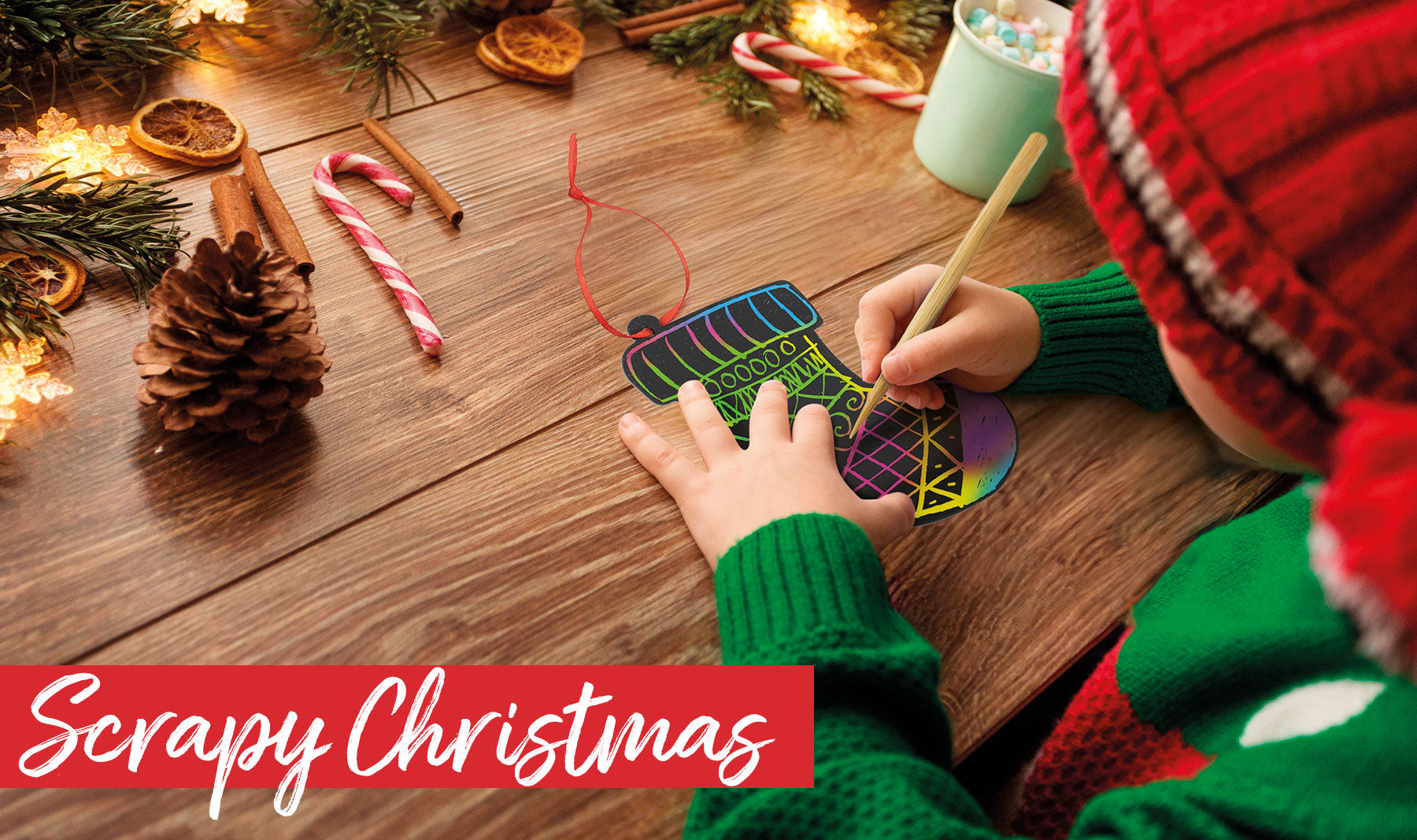 Adornos Navideños con rasca