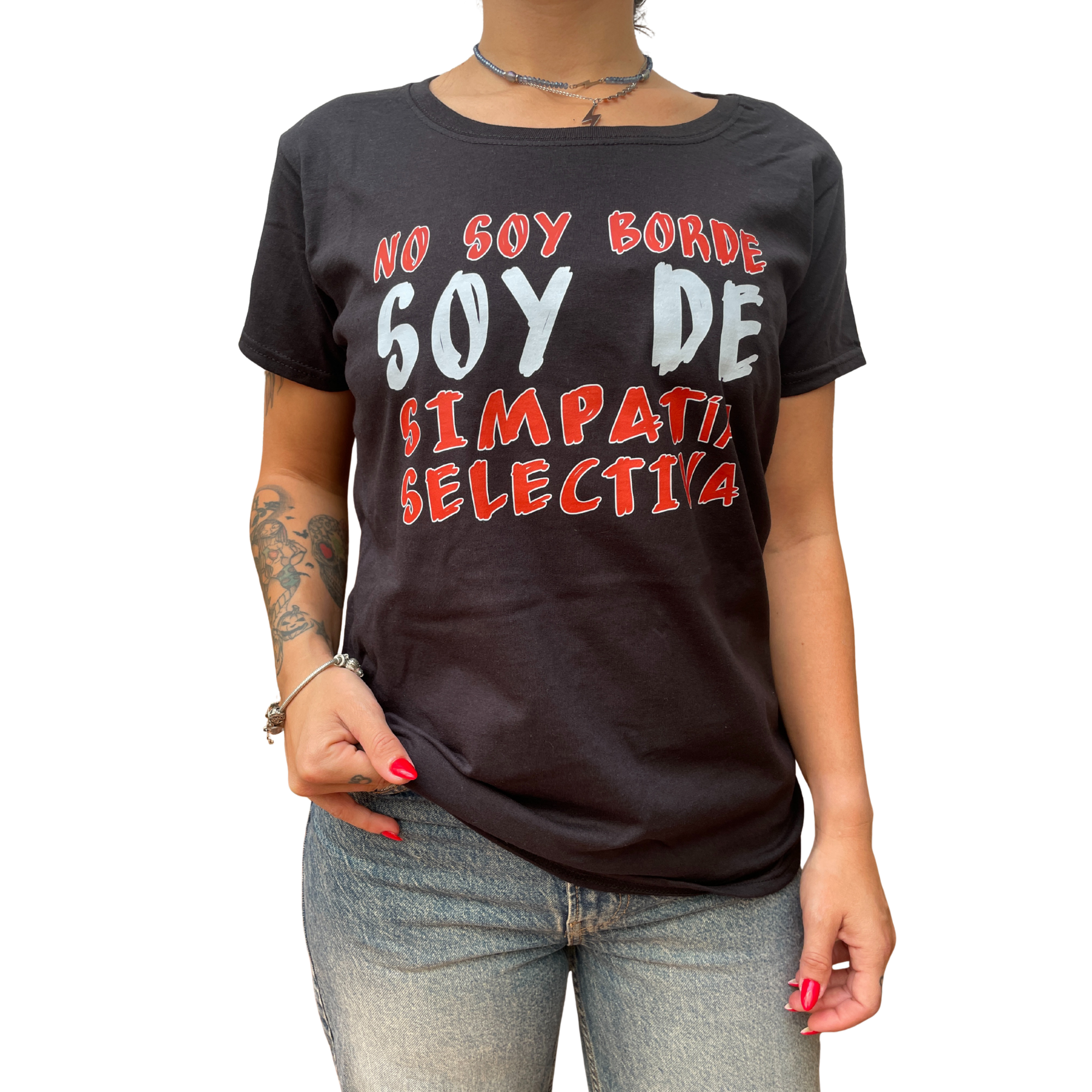 Camiseta de mujer No soy Borde
