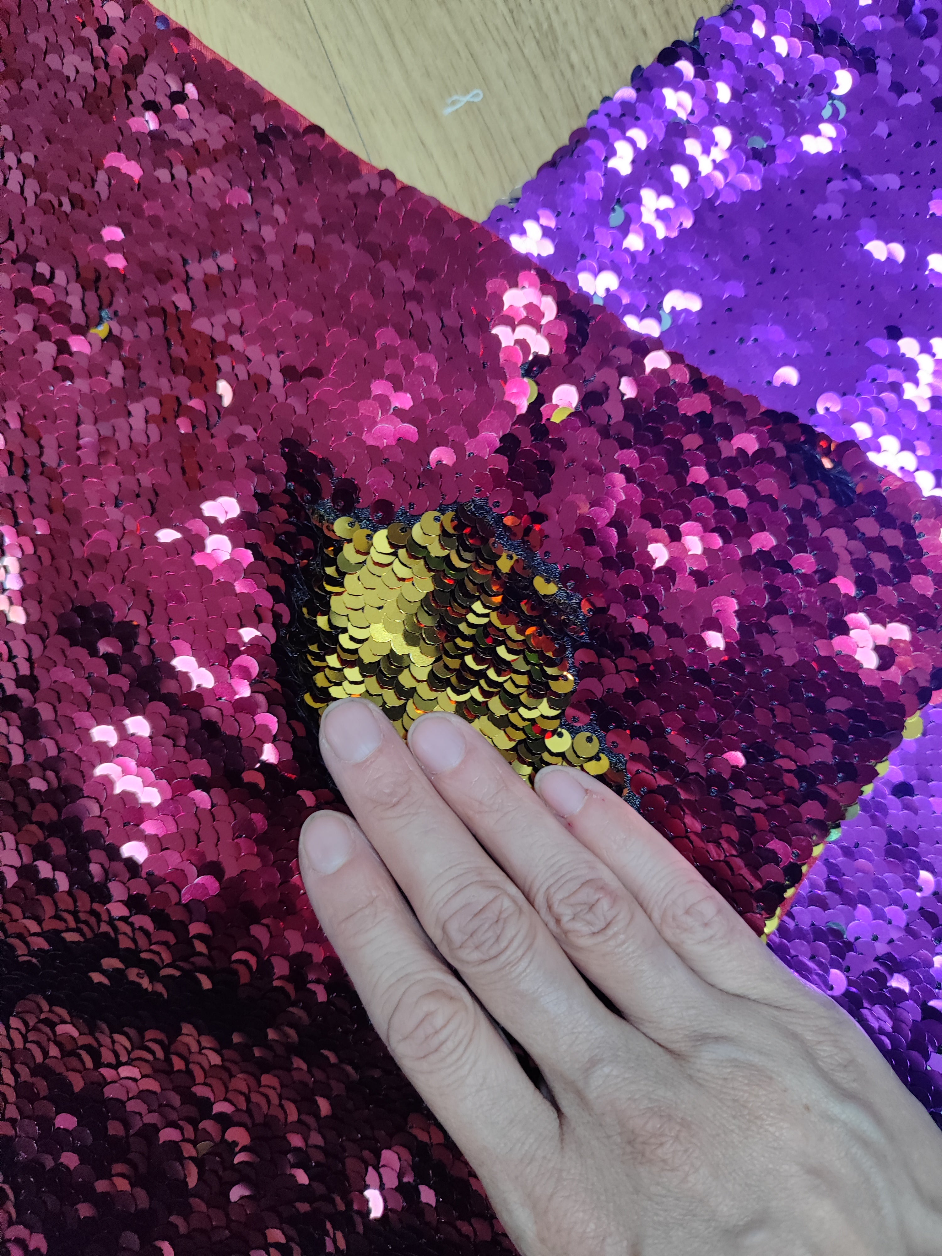 Fundas de Cojin de Lentejuelas cambio de color, 39X39cm. En perfecto estado