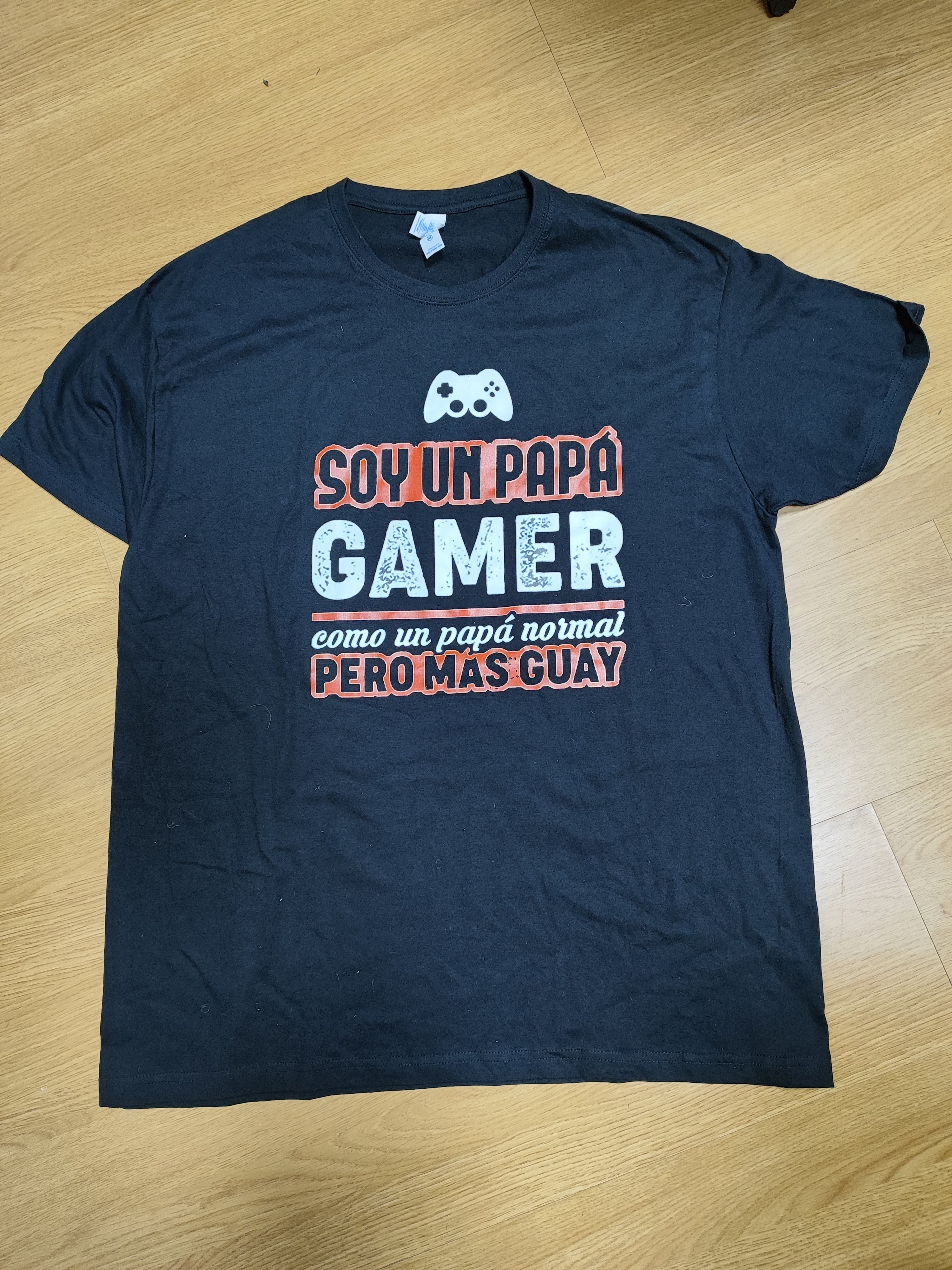 Camiseta Papá Gamer talla XL En perfecto estado (Ultimas Unidades)