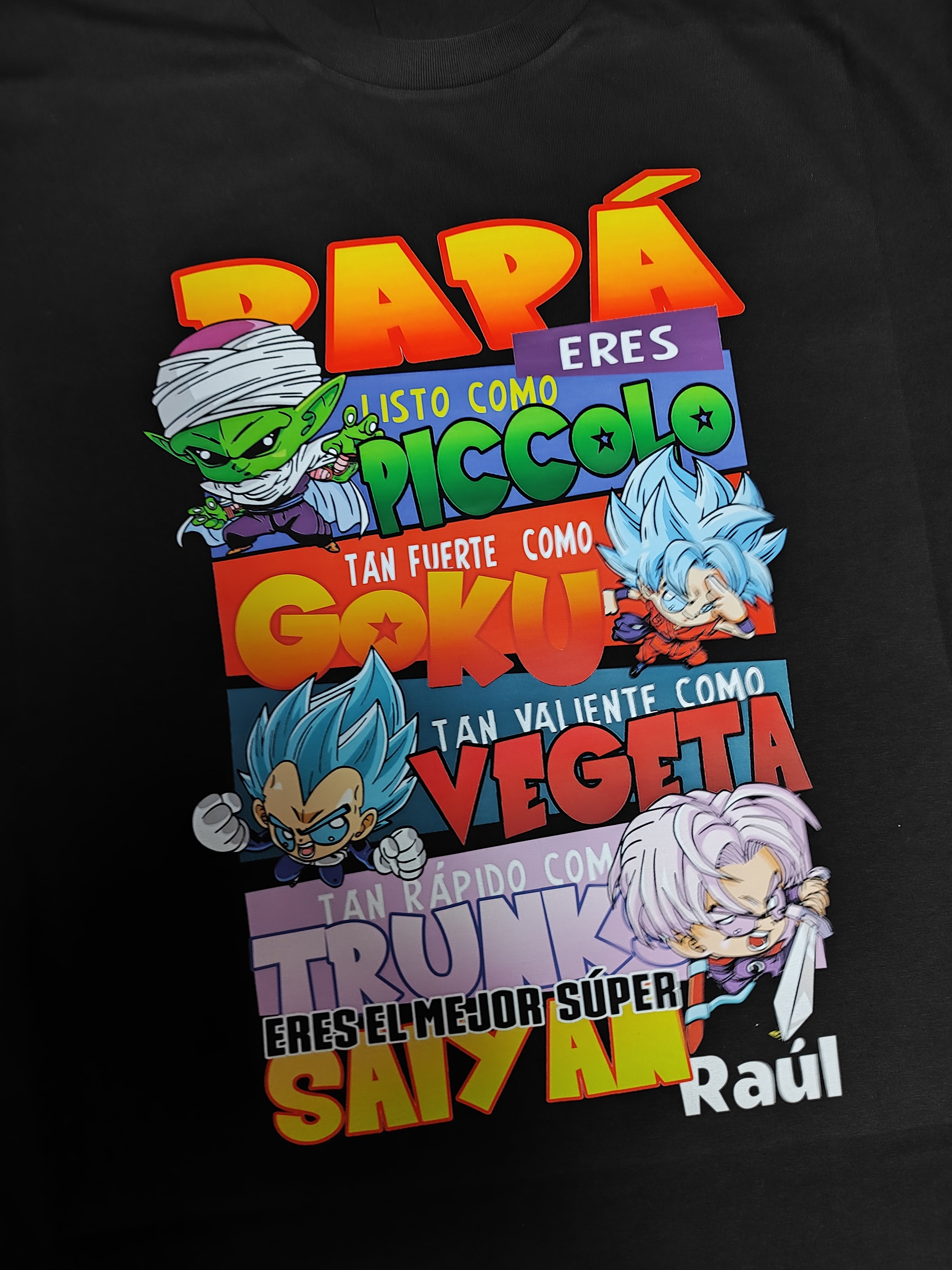 Camisetas para el día del padre (Goku)
