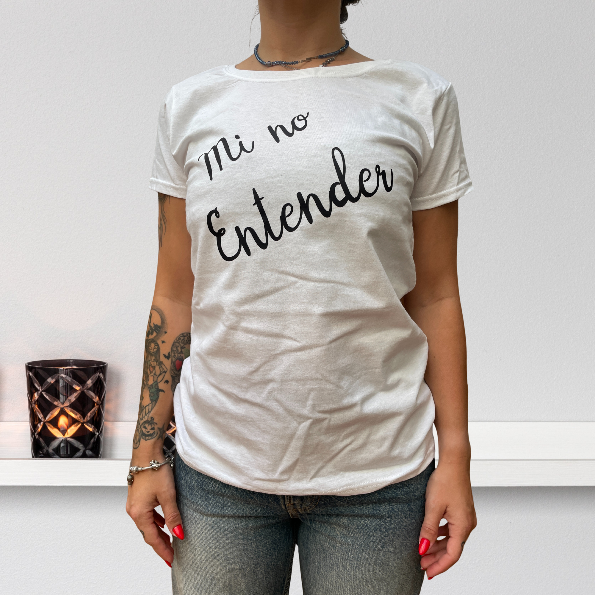 Camiseta de mujer Me no entender