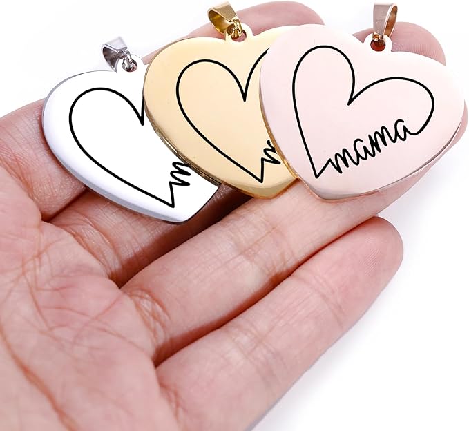 Colgante corazón con mensaje