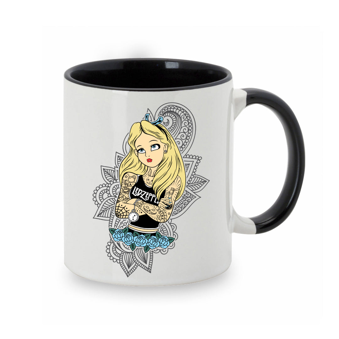 Tazas de princesas tatuadas