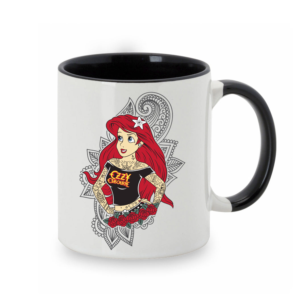 Tazas de princesas tatuadas