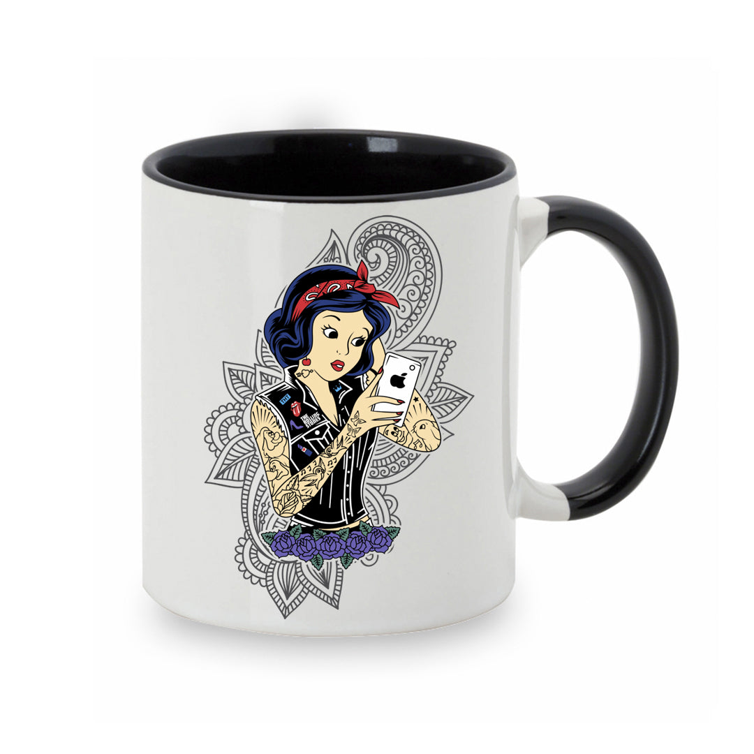 Tazas de princesas tatuadas
