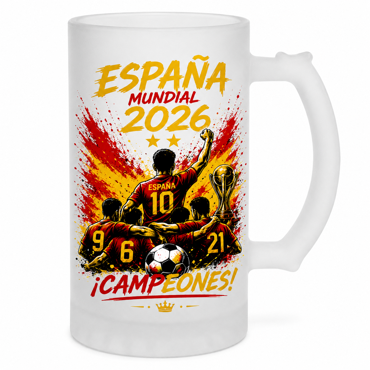 Jarra de Cerveza España Mundial 2026 CAMPEONES!!!