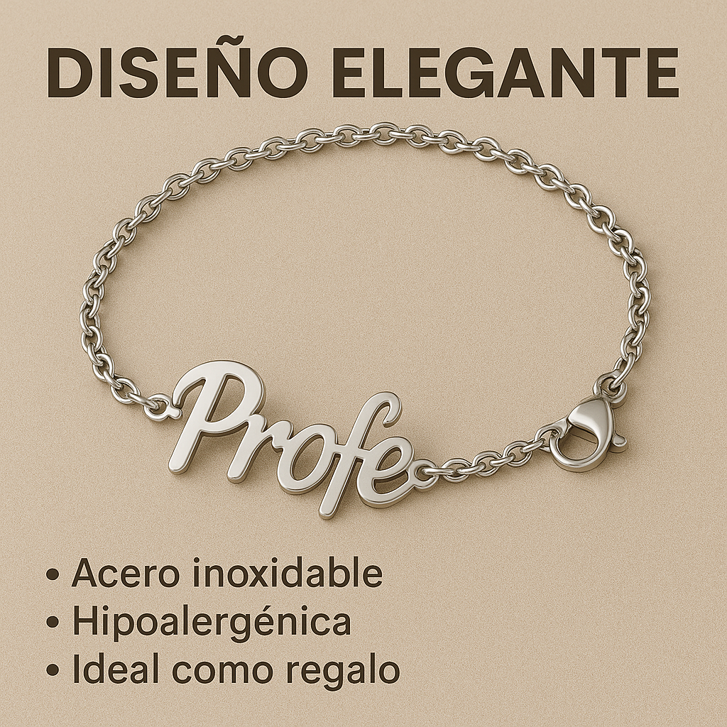 Pulsera "Gracias Profe" – Un detalle que deja huella