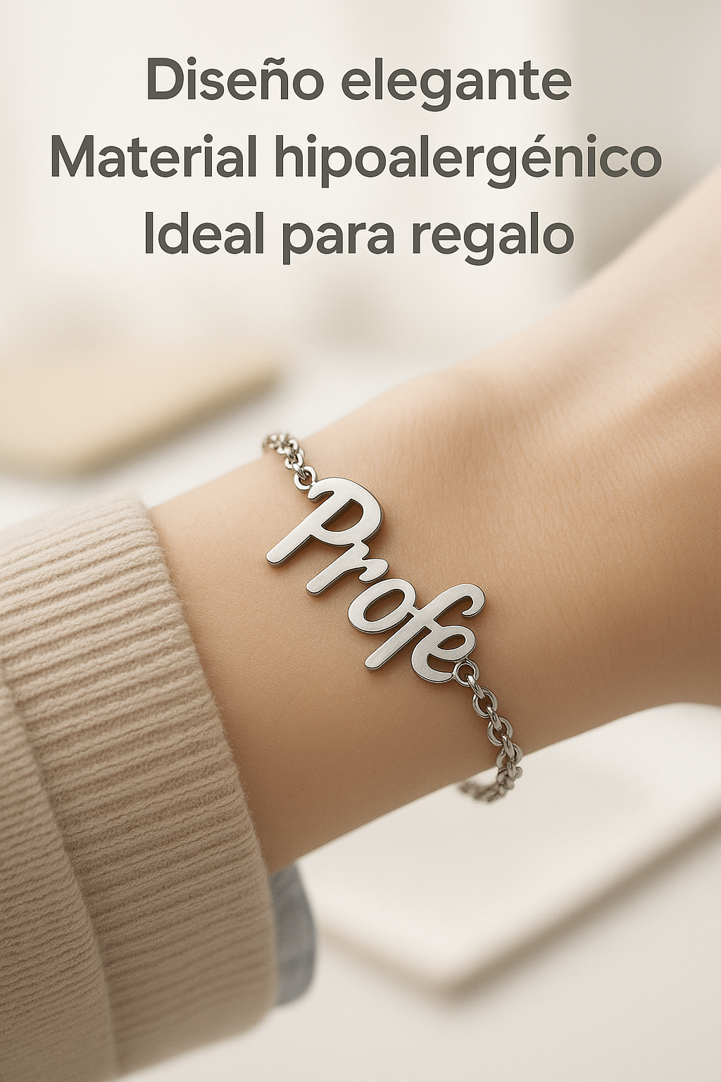 Pulsera "Gracias Profe" – Un detalle que deja huella