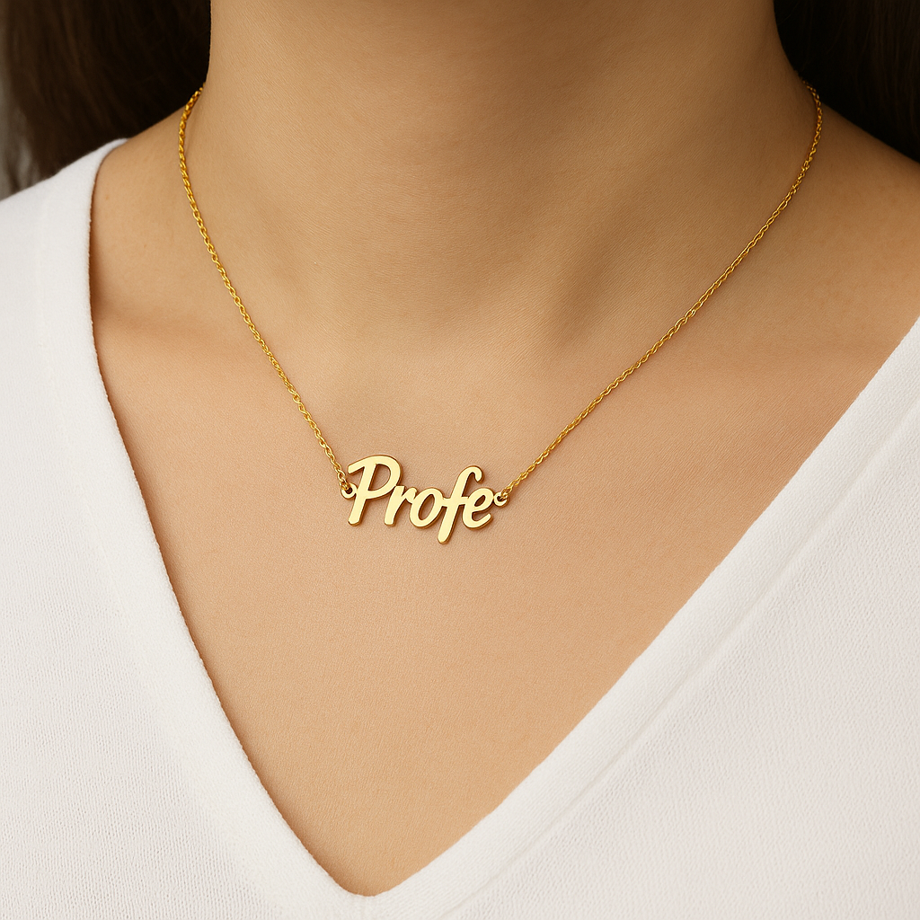 Collar “Para ti, Profe” – Un detalle que emociona