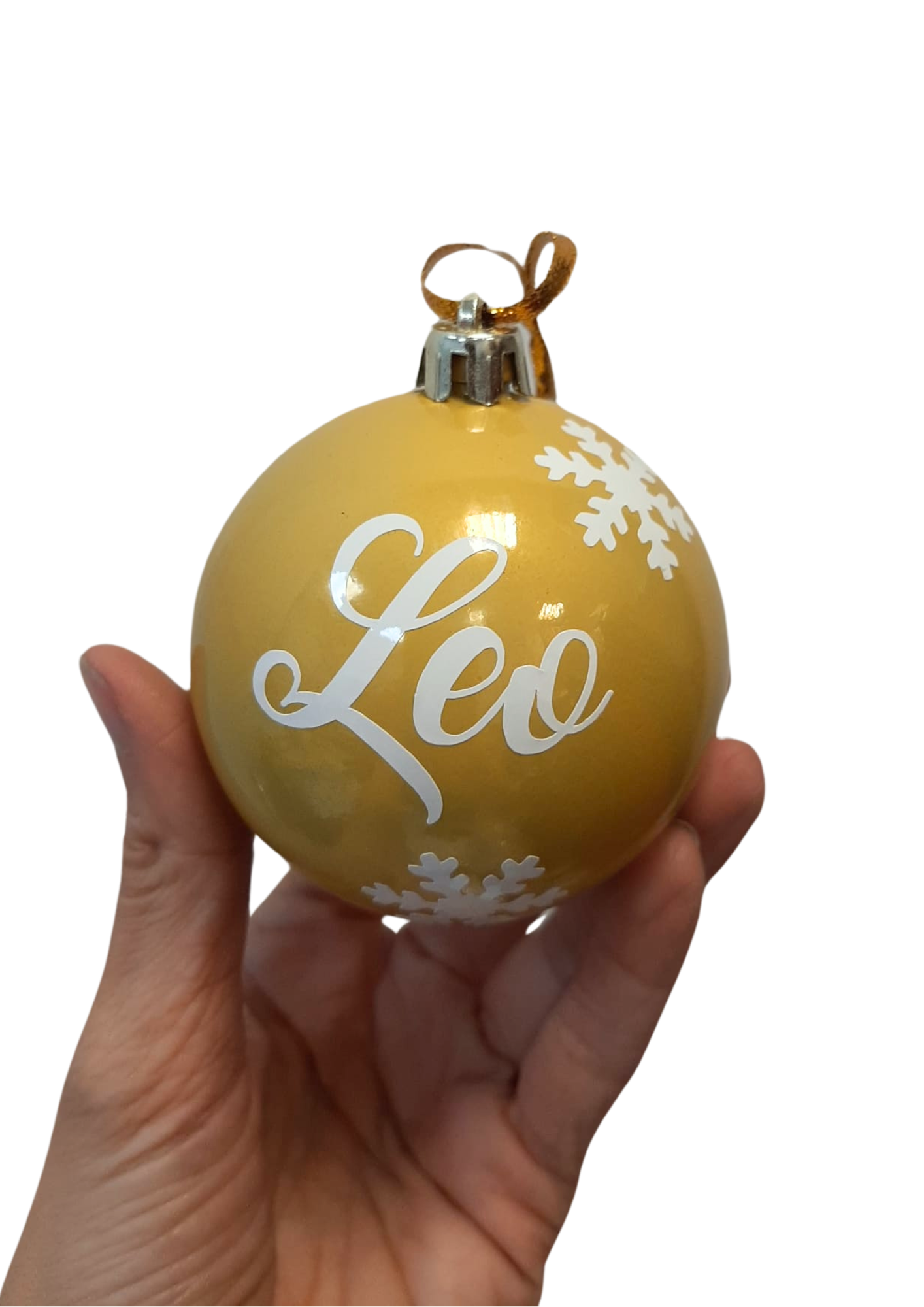 Bolas de Natal Personalizadas com Nome