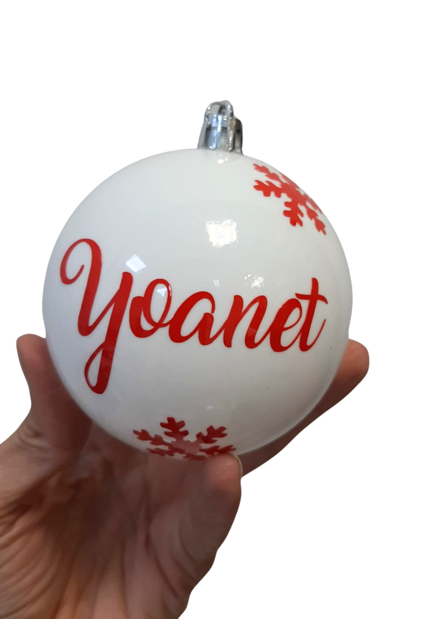 Bolas de Navidad Personalizadas con Nombre