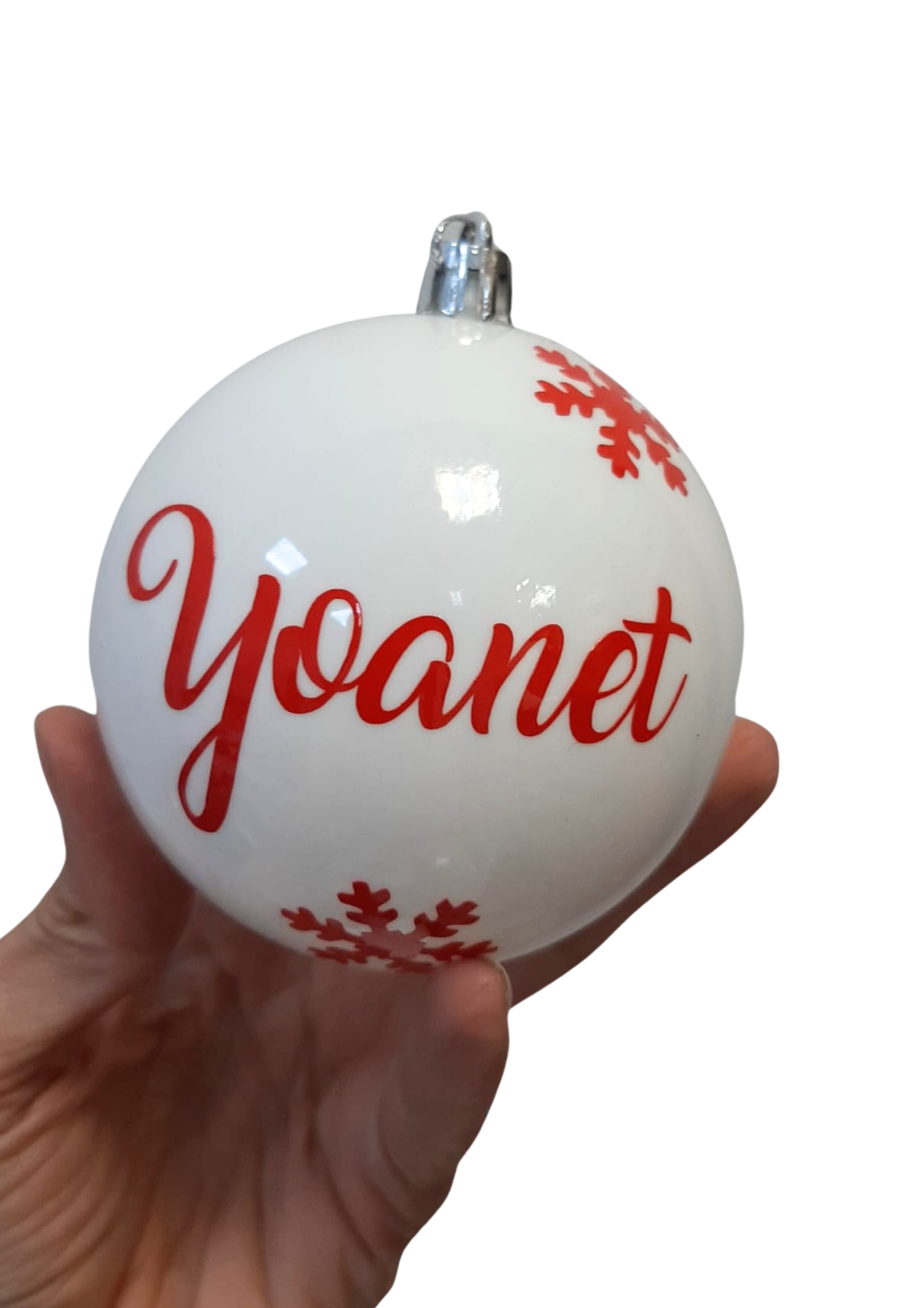 Bolas de Natal Personalizadas com Nome