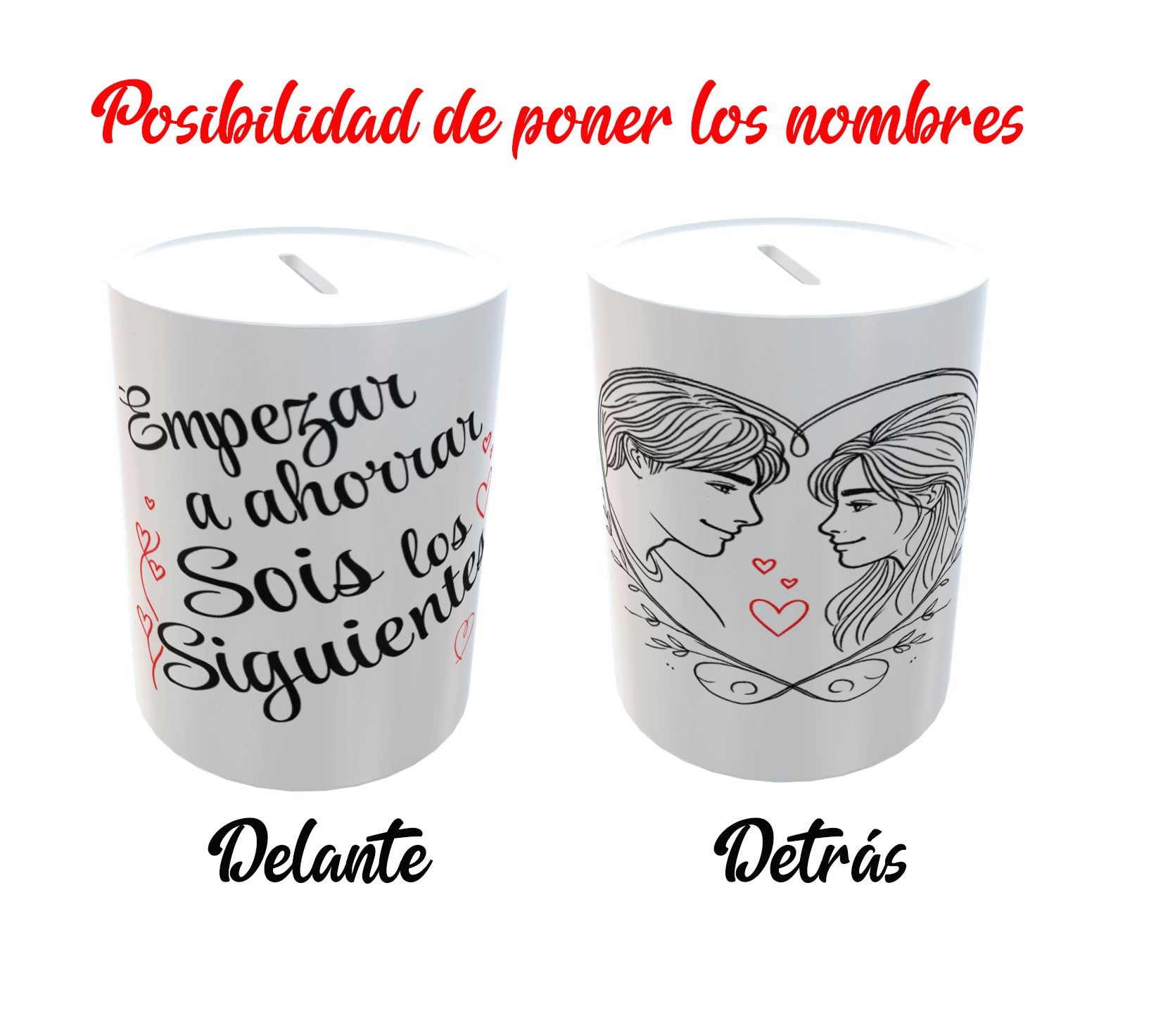 Hucha para regalar a los siguientes en la Boda