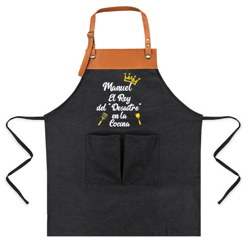 DELANTAL Rey del Desastre en la Cocina