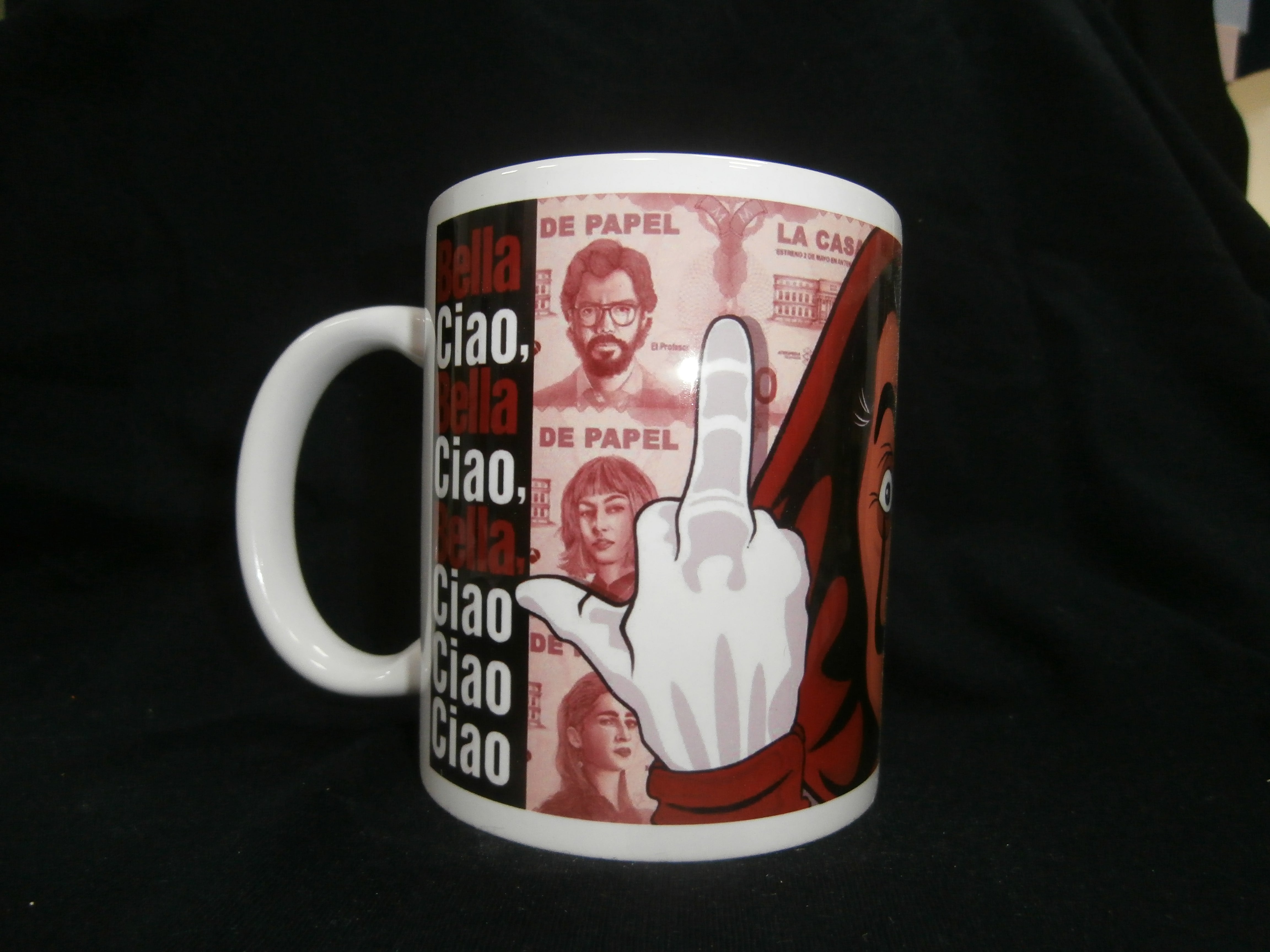 Taza La Casa de Papel ULTIMAS UNIDADES En perfecto estado