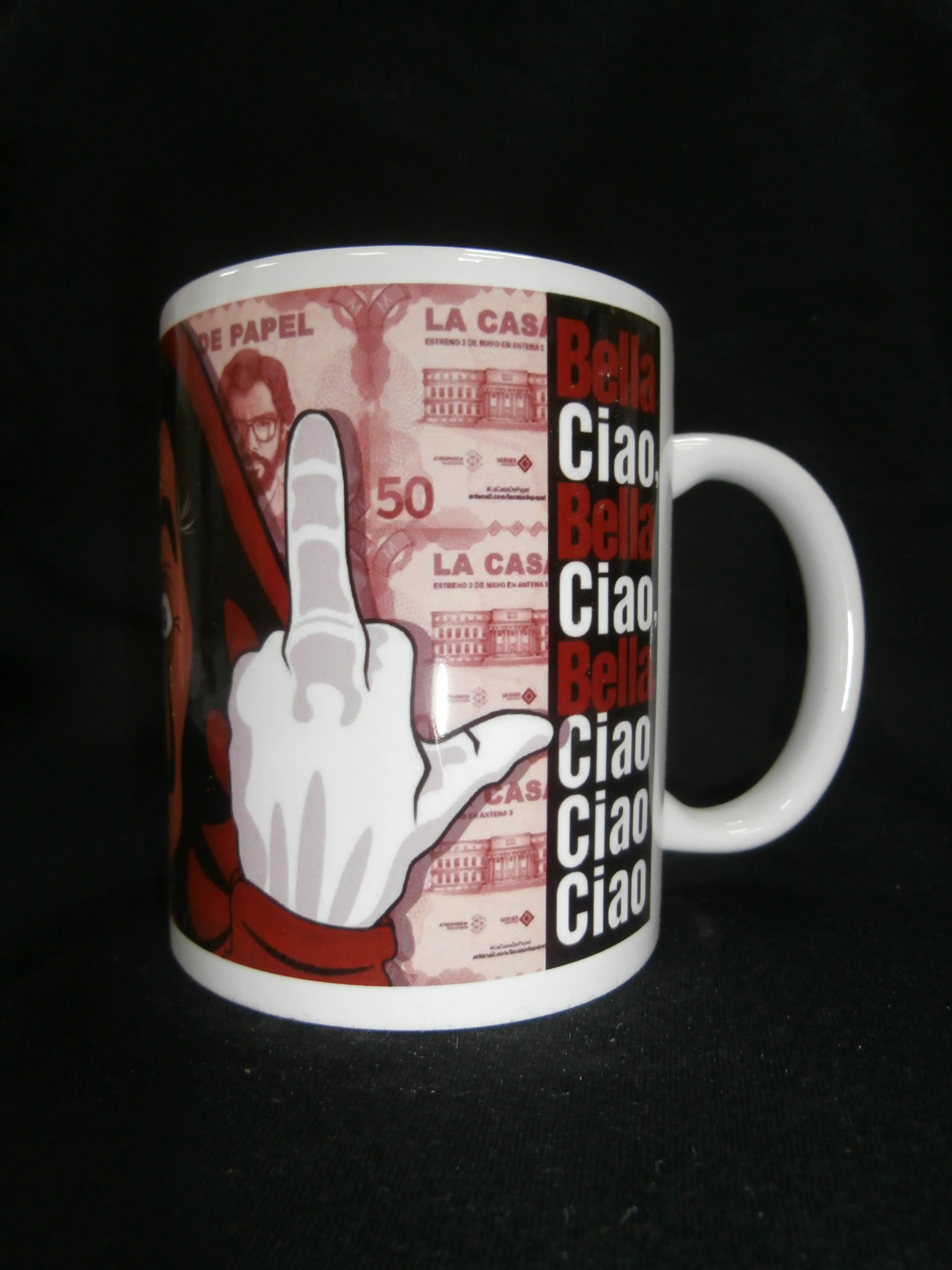 Taza La Casa de Papel ULTIMAS UNIDADES En perfecto estado