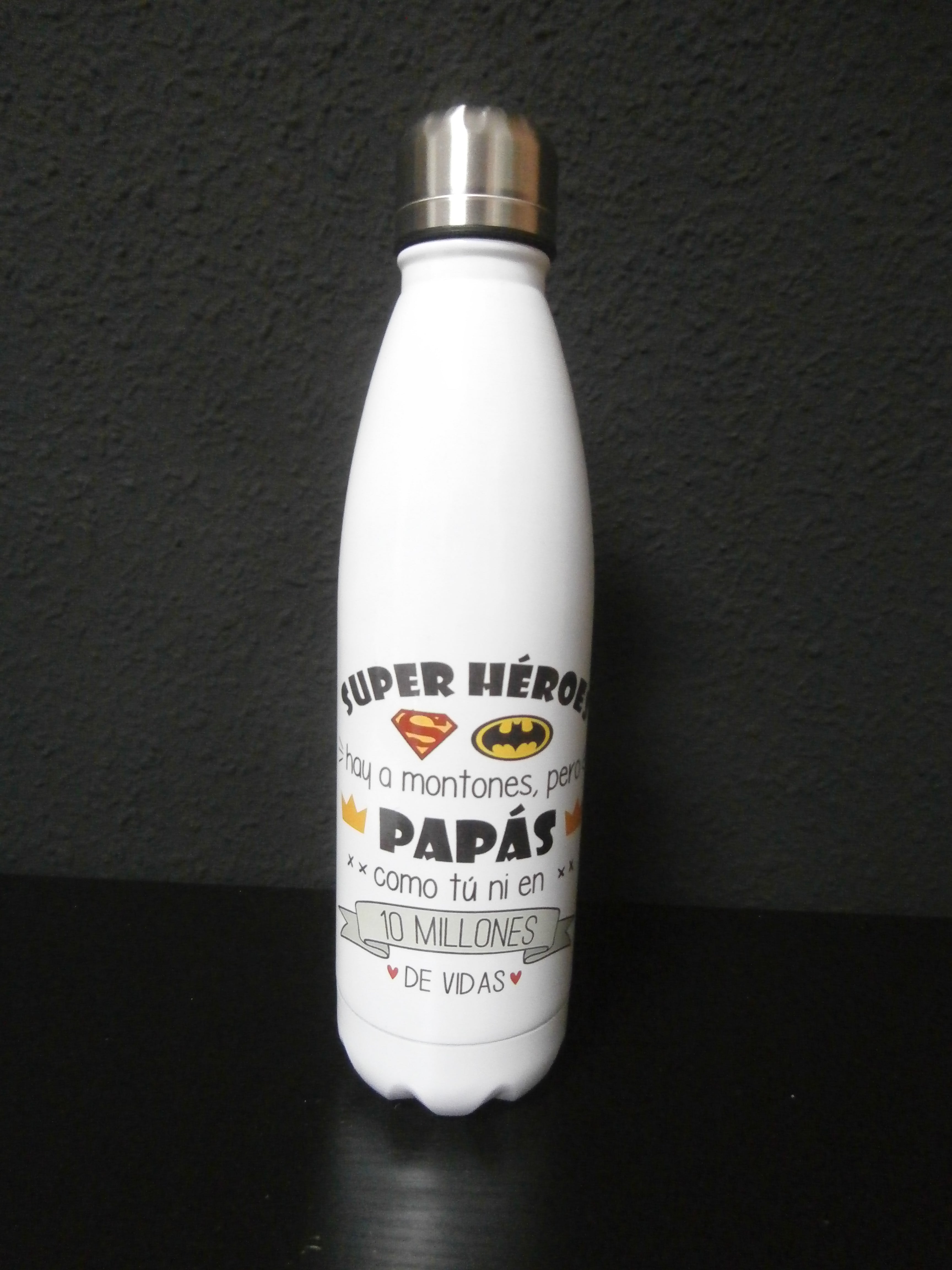 Botella Papás Super Héroes, Ultimas unidades