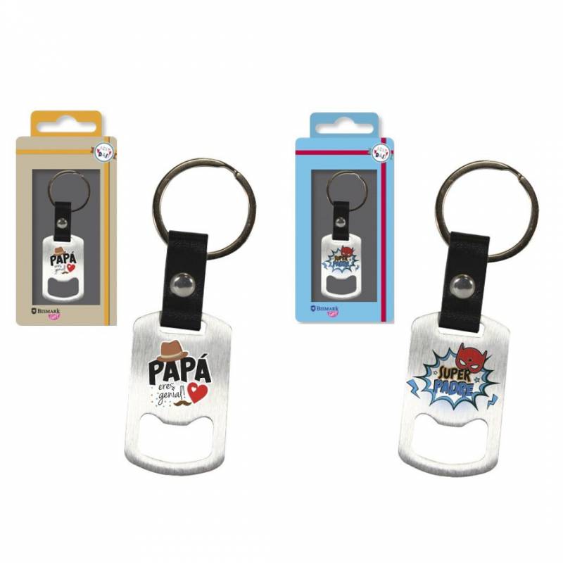 LLAVERO ABRIDOR PAPA DIA DEL PADRE EN CAJA REGALO