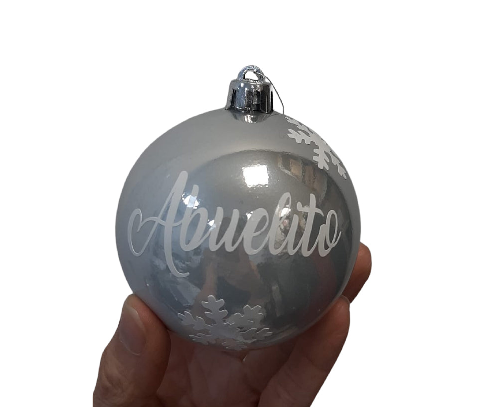Bolas de Navidad Personalizadas con Nombre