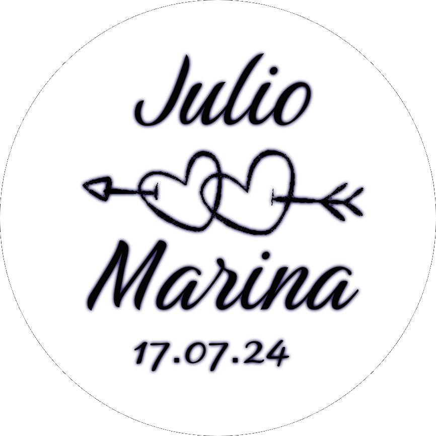 Sello Personalizado para Bodas