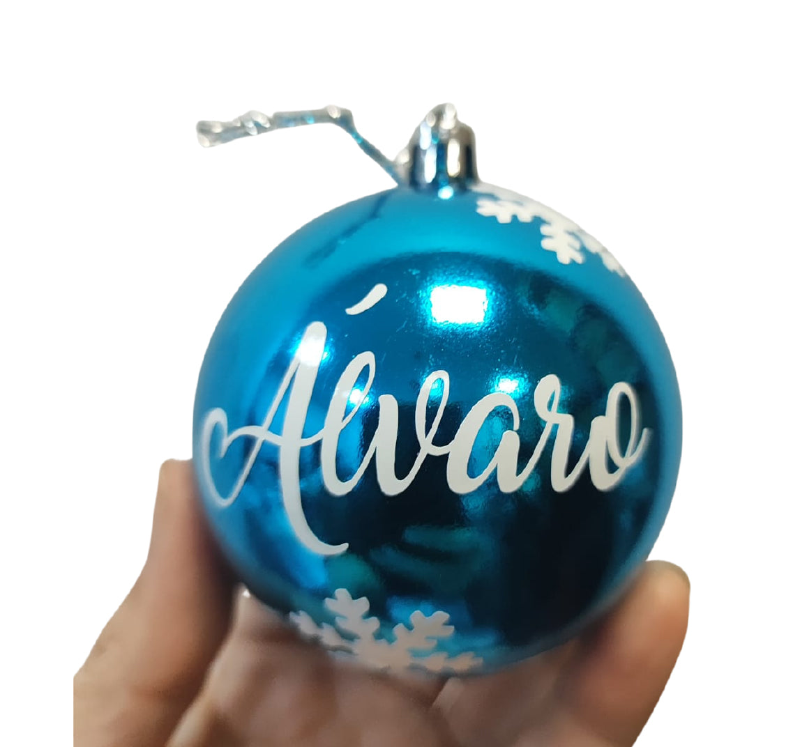 Bolas de Navidad Personalizadas con Nombre