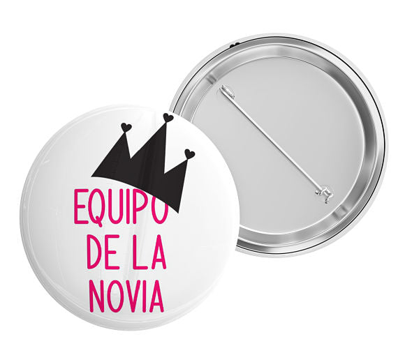 A mockup of a badge cut out on white background