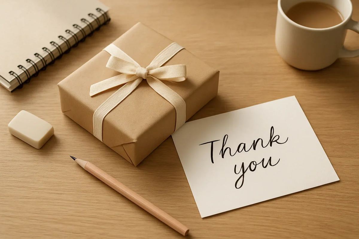 Detalle para agradecer a un profesor al finalizar el curso