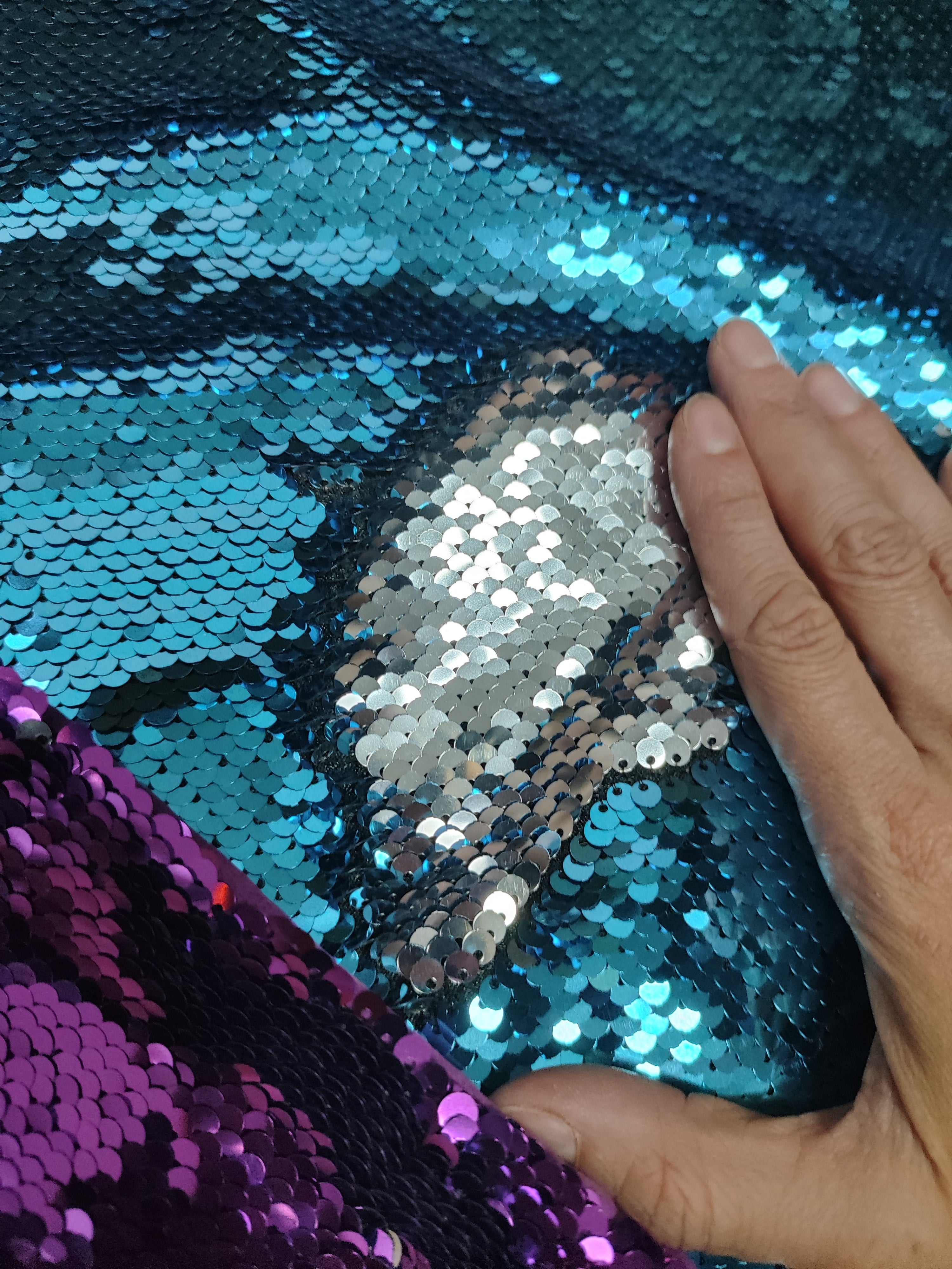 Fundas de Cojin de Lentejuelas cambio de color, 39X39cm. En perfecto estado