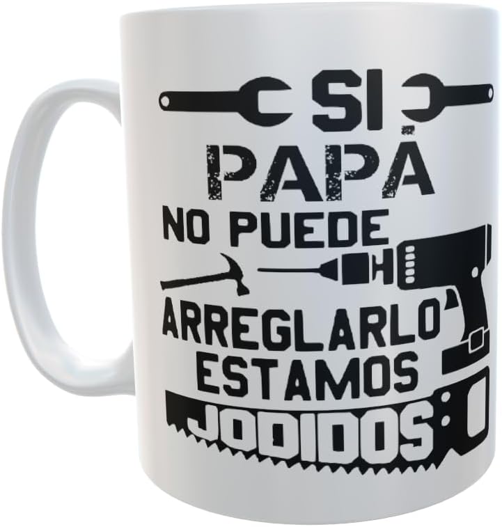 Taza papá arregla todo en OFERTA