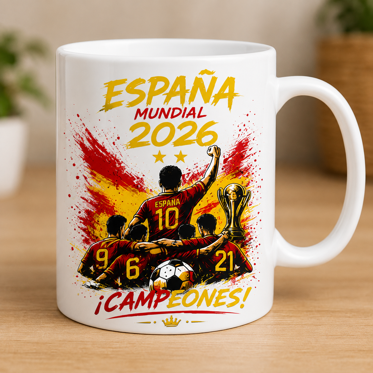 Tazas España Mundial 2026 CAMPEONES!!!