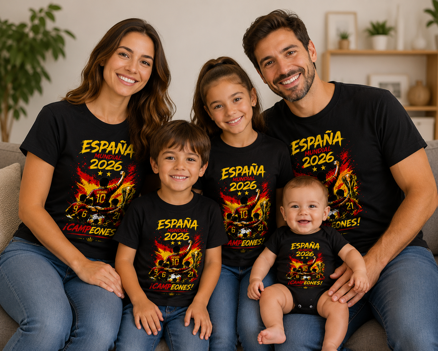 Camisetas España Mundial 2026 CAMPEONES!!!