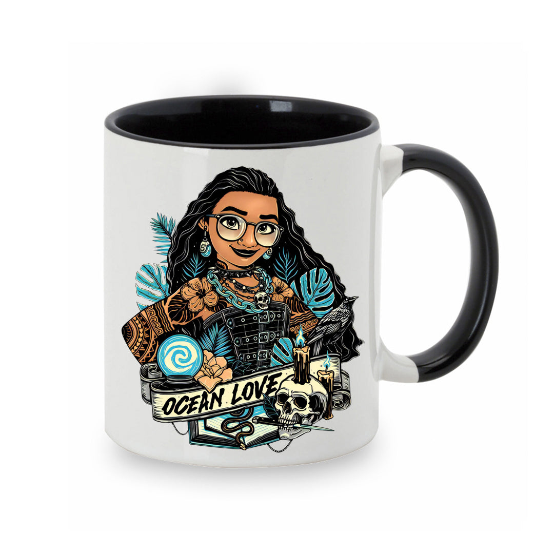 Tazas de princesas tatuadas