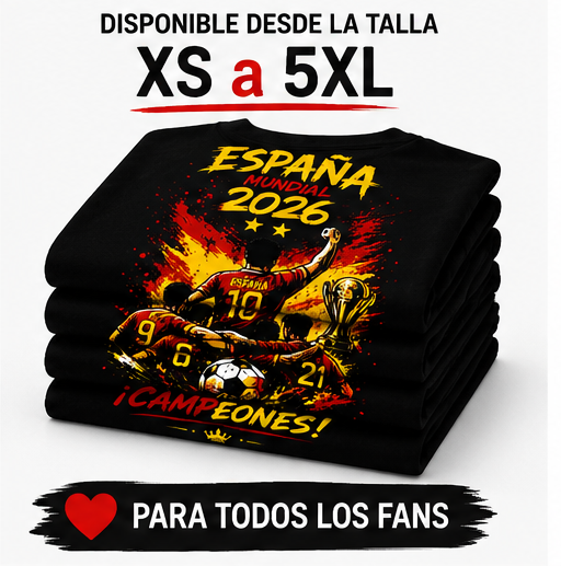 Camisetas España Mundial 2026 CAMPEONES!!!