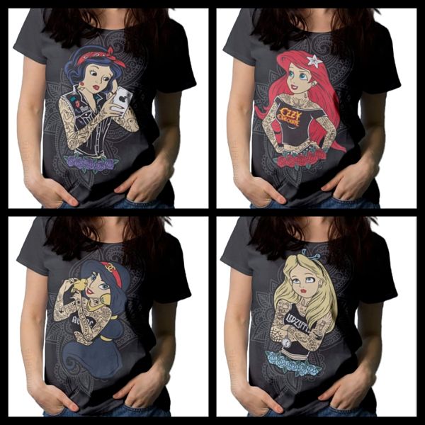 Camiseta alicia tatuada online